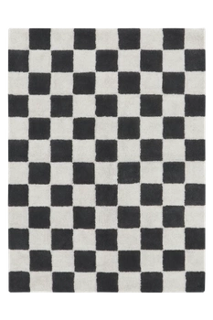 Dywan bawełniany Kitchen Tiles Dark Grey 120x160 cm Lorena Canals