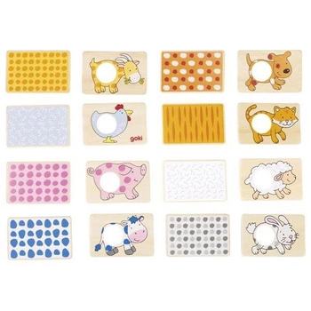 Memo Wzór dla zwierzątka 56818-Goki, gry pamięciowe