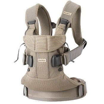 BABYBJORN ONE AIR 3D MESH  - nosidełko, Szary Beż