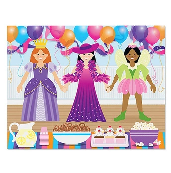 Książeczka z naklejkami wielokrotnego użytku Ubierz Tancerki 14198-Melissa & Doug, naklejki dla dzieci