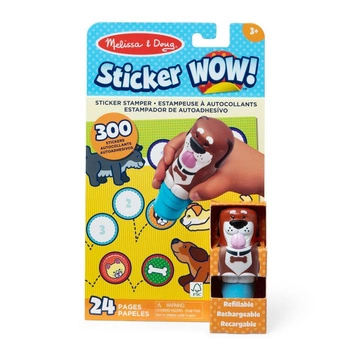 Sticker Wow stempel z naklejkami Pies 50324 Melissa & Doug książeczka z naklejkami