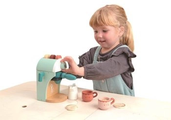 Drewniany ekspres do kawy na kapsułki, Tender Leaf Toys