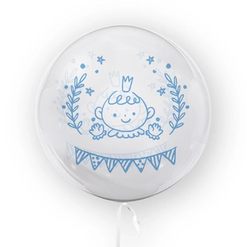 BALON 45 CM – "CHŁOPIEC BABY SHOWER" Tuban