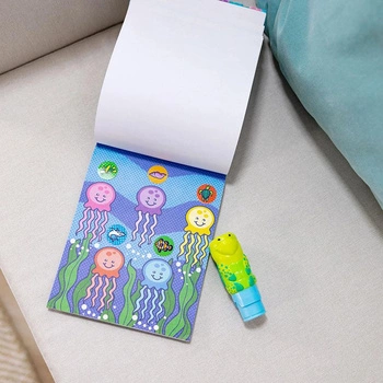 Sticker Wow stempel z naklejkami Żółw 50691 Melissa & Doug książeczka z naklejkami