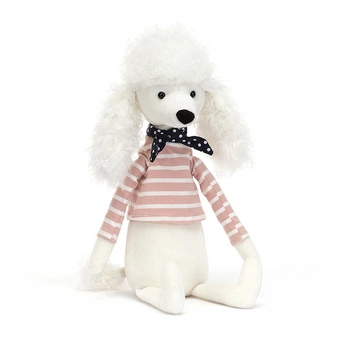 JellyCat Beatnik Buddy Pudel w swetrze 22 x 7 cm