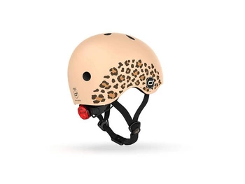 SCOOTANDRIDE Kask XXS-S dla dzieci 1-5 lat Leopard