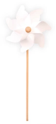 Giobas, Drewniany wiatraczek biały 58 cm