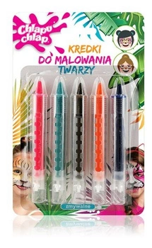 Kredki do Malowania Twarzy Chłopiec 5szt-Estetica