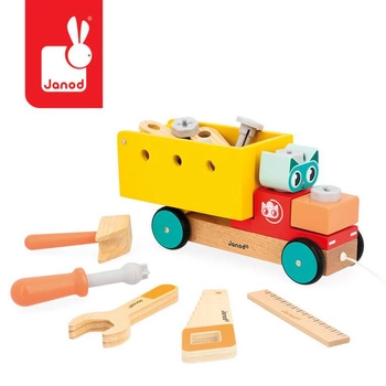 Janod Ciężarówka do składania do ciągnięcia Brico ‘Kids 2+