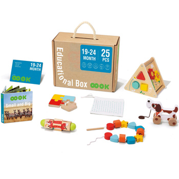 Tooky Toy Edukacyjne Pudełko dla Dzieci z 6w1 od 19 miesiąca